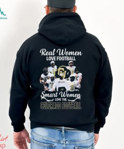 Real Women Love Football Smart Women Love The Colorado Buffaloes Football Shirt