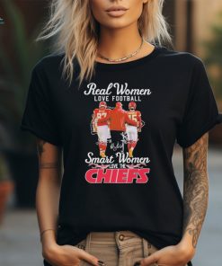 Real Women love Football Smart Women love the Kansas City Chiefs Super Bowl LVIII 2024 Signatures Shirt