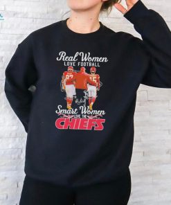 Real Women love Football Smart Women love the Kansas City Chiefs Super Bowl LVIII 2024 Signatures Shirt