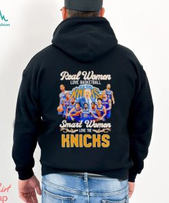 Real women love basketball smart women love the Knicks signatures shirt
