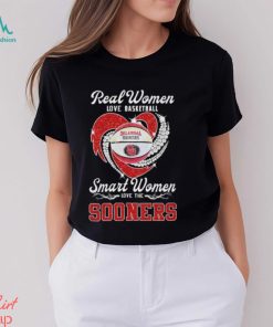 Real women love basketball smart women love the Oklahoma Sooners diamond shirt