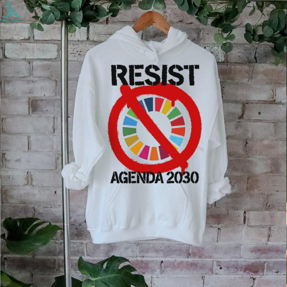Resist Agenda 2030 T Shirt Resist Agenda 2030 T Shirt