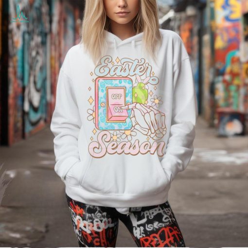 Retro Easter Season Skeleton Hand  shirt