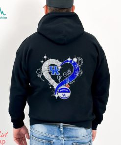 Rhinestone heart Kentucky Wildcats go Cats shirt