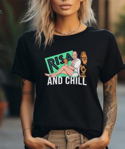 Risa and Chill cartoon shirt