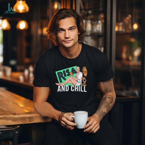 Risa and Chill cartoon shirt