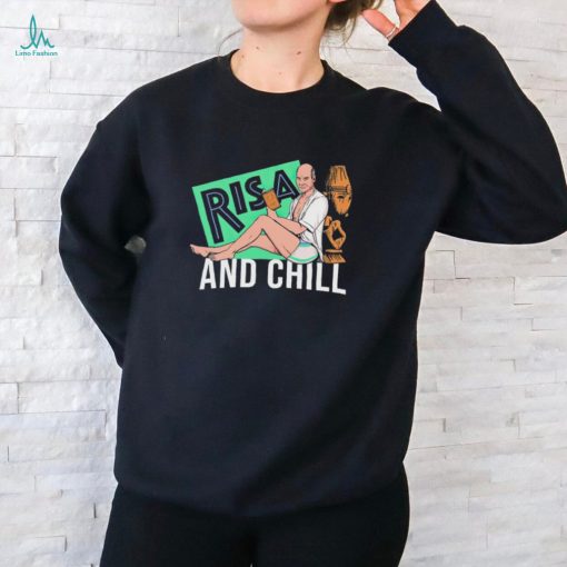 Risa and Chill cartoon shirt