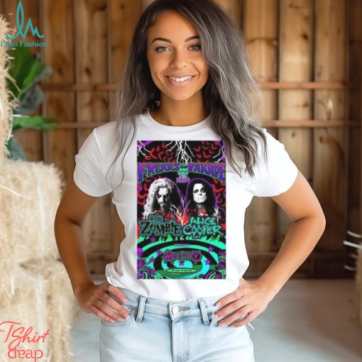 Rob Zombie And Alice Cooper’S 2024 Tour T Shirt