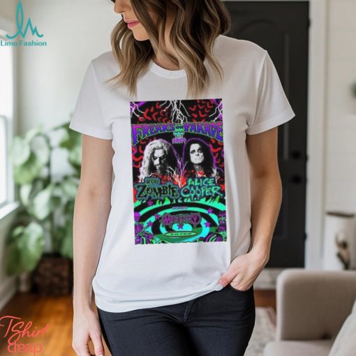 Rob Zombie And Alice Cooper’S 2024 Tour T Shirt