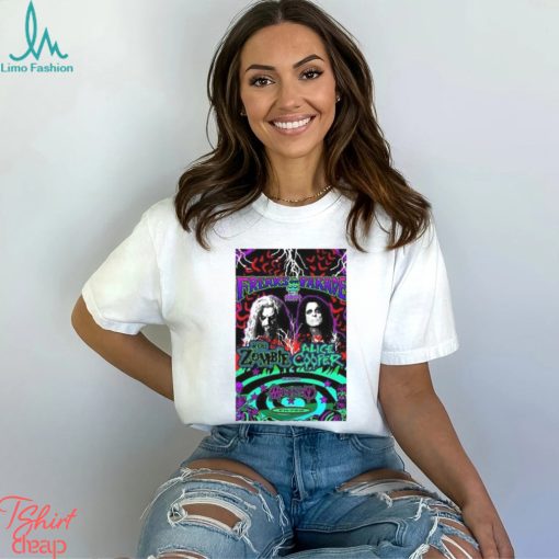 Rob Zombie And Alice Cooper’S 2024 Tour T Shirt
