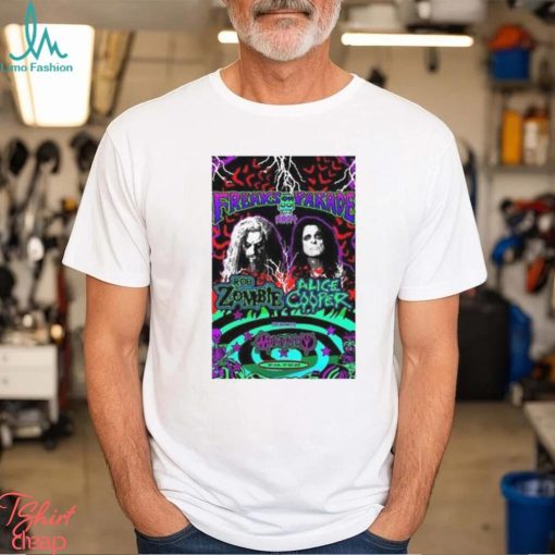 Rob Zombie And Alice Cooper’S 2024 Tour T Shirt