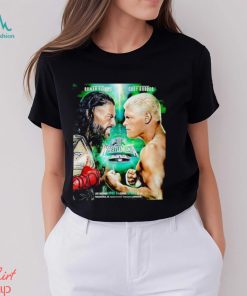 Roman Reigns vs Cody Rhodes Wrestlemania XL poster shirt