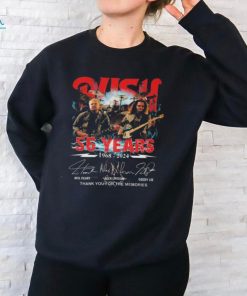 Rush 56 Years 1968 2024 Thank You For The Memories Signatures Shirt