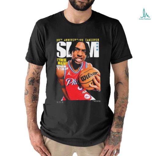 SLAM Tyrese Maxey 30th Anniversary Take Over Shirt