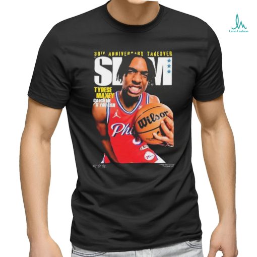 SLAM Tyrese Maxey 30th Anniversary Take Over Shirt