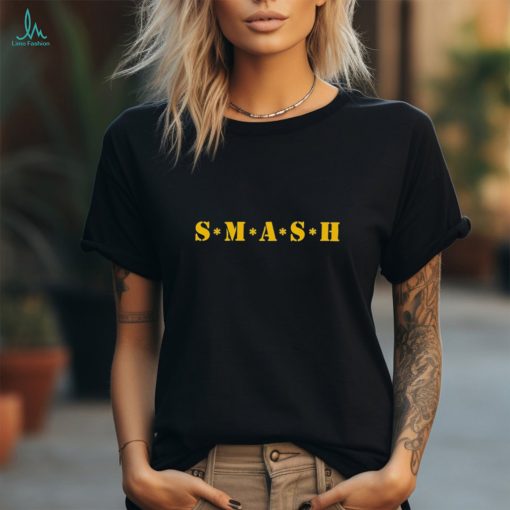 SMASH text shirt