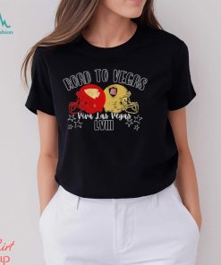 San Francisco 49Ers vs Kansas City Chiefs Road to Vegas Las Vegas Super Bowl Lviii Shirt