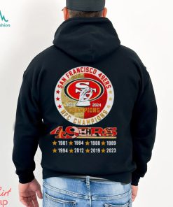 San Francisco 49ers 2023 2024 NFC Champions shirt