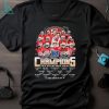 Niner 49ers Team Champions 2023 NFC Championship Signatures Shirt