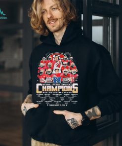 San Francisco 49ers 2023 2024 National Football Conference Champions Sunday, January 28 Signatures Shirt