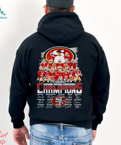 San Francisco 49ers 2024 Nfc Champions Signatures Shirt