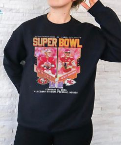 San Francisco 49ers And Kansas City Chiefs Super Bowl 2024 At Las Vegas Shirt