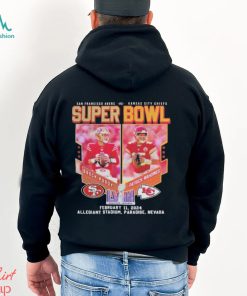 San Francisco 49ers And Kansas City Chiefs Super Bowl 2024 At Las Vegas Shirt