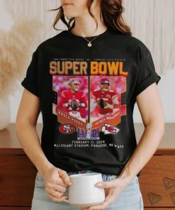 San Francisco 49ers And Kansas City Chiefs Super Bowl 2024 At Las Vegas T Shirts