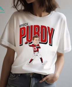 San Francisco 49ers Brock Purdy 13 caricature shirt