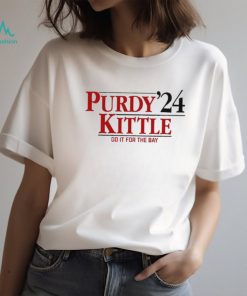 San Francisco 49ers Brock Purdy George Kittle ’24 do it for the bay shirt
