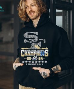 San Francisco 49ers Logo Players Name National Football Conference Champions 2023 2024 Sunday, January 28 Shirt