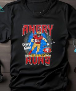 San Francisco 49ers angry runs 49ers George Kittle shirt