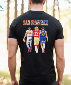 San Francisco Webb Purdy And Curry Signatures T Shirt