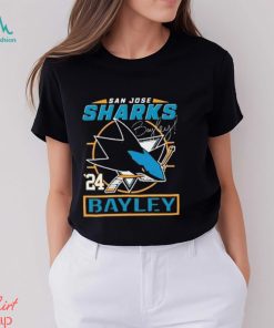 San Jose Sharks 24 Bayley Signature Shirt