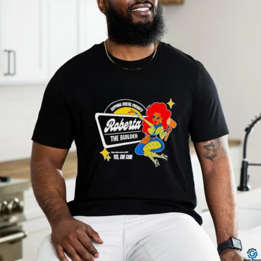 Sapphira Cristal Presents Roberta the builder shirt