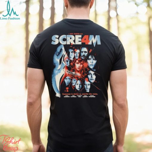 Scream 4 someone is about to rewrite the rules shirt