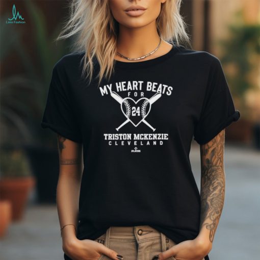 Shane Bieber My Heart Beats For Triston Mckenzie Cleveland Shirt