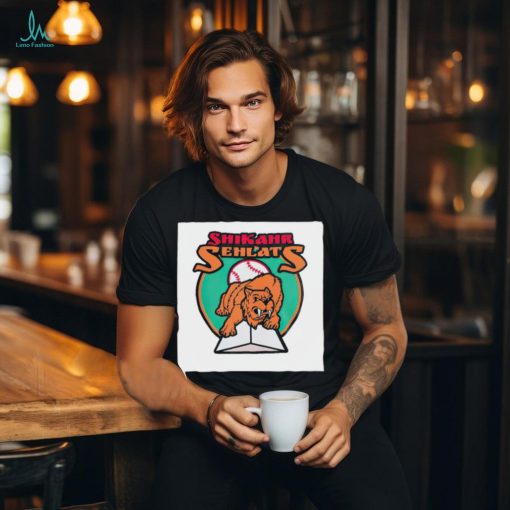 Shikahr Sehlats baseball logo mascot shirt