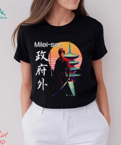 Shogun of Liberty Milei San Samurai shirt