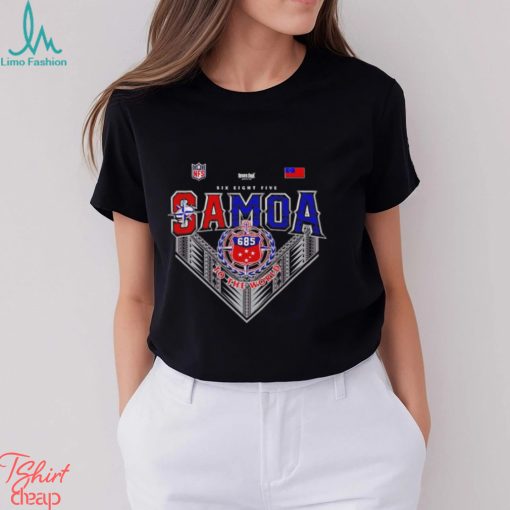Six Eight Five Samoa to the world shirt