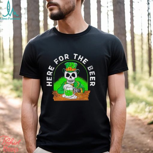 Skeleton St Patrick’s day here for the beer shirt