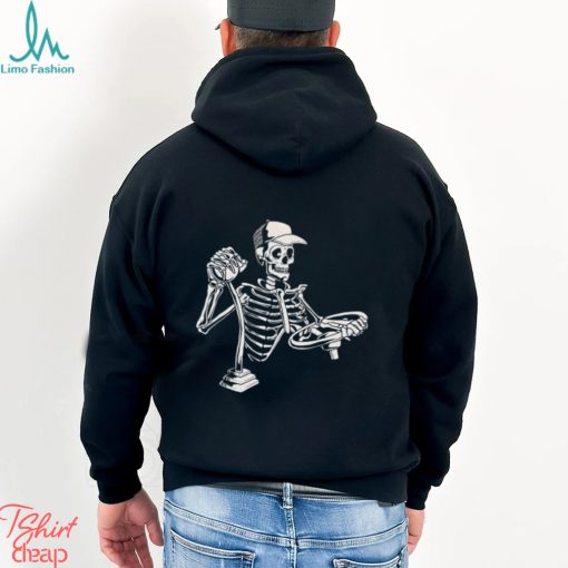 Skeleton Truck Driver Funny Big Trucking Trucker Shirt