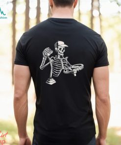 Skeleton Truck Driver Funny Big Trucking Trucker Shirt
