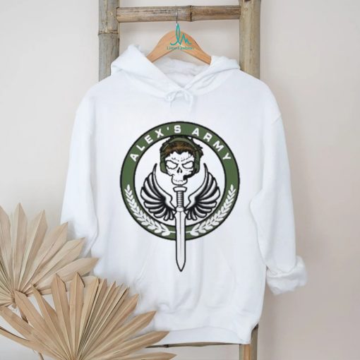 Skull Earphone Chad Michael Collins Alex’s Army shirt