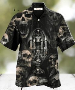 Skull Horror Skull Movies Hawaiian Shirt