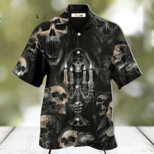 Skull Horror Skull Movies Hawaiian Shirt