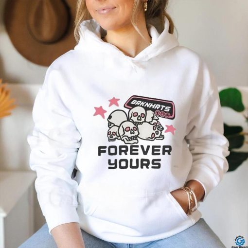 Skulls Eyes Pink Broken Planet Brknhrts Forever Yours shirt