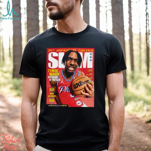 Slam 248 Tyrese Maxey Catch Me If You Can Shirt