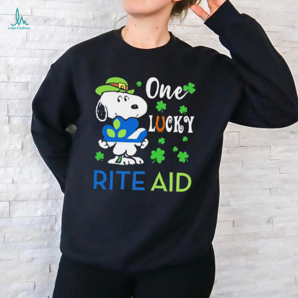 Snoopy one lucky Rite Aid Happy Patrick Day Shirt Snoopy one lucky Rite Aid Happy Patrick Day Shirt