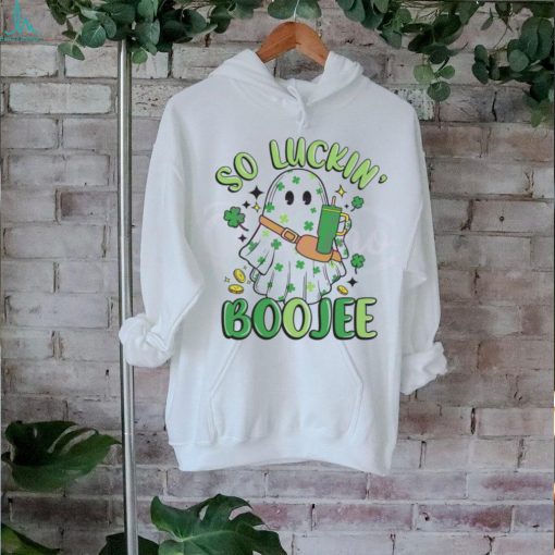So Luckin Boujee Ghost Shamrock  shirt